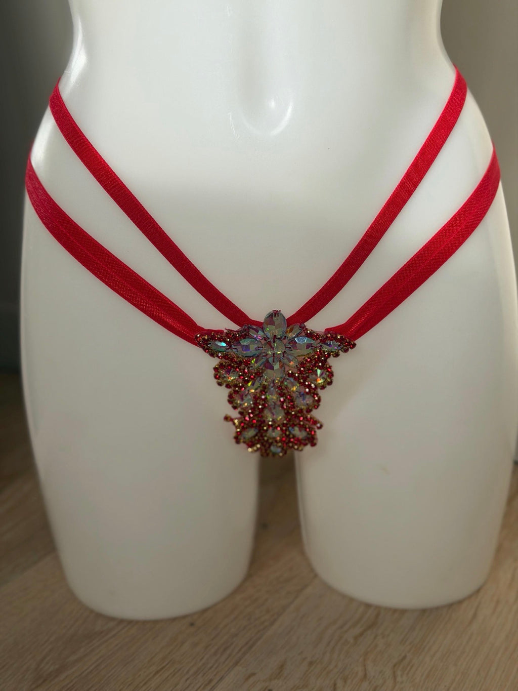 Harnais en bijoux en strass