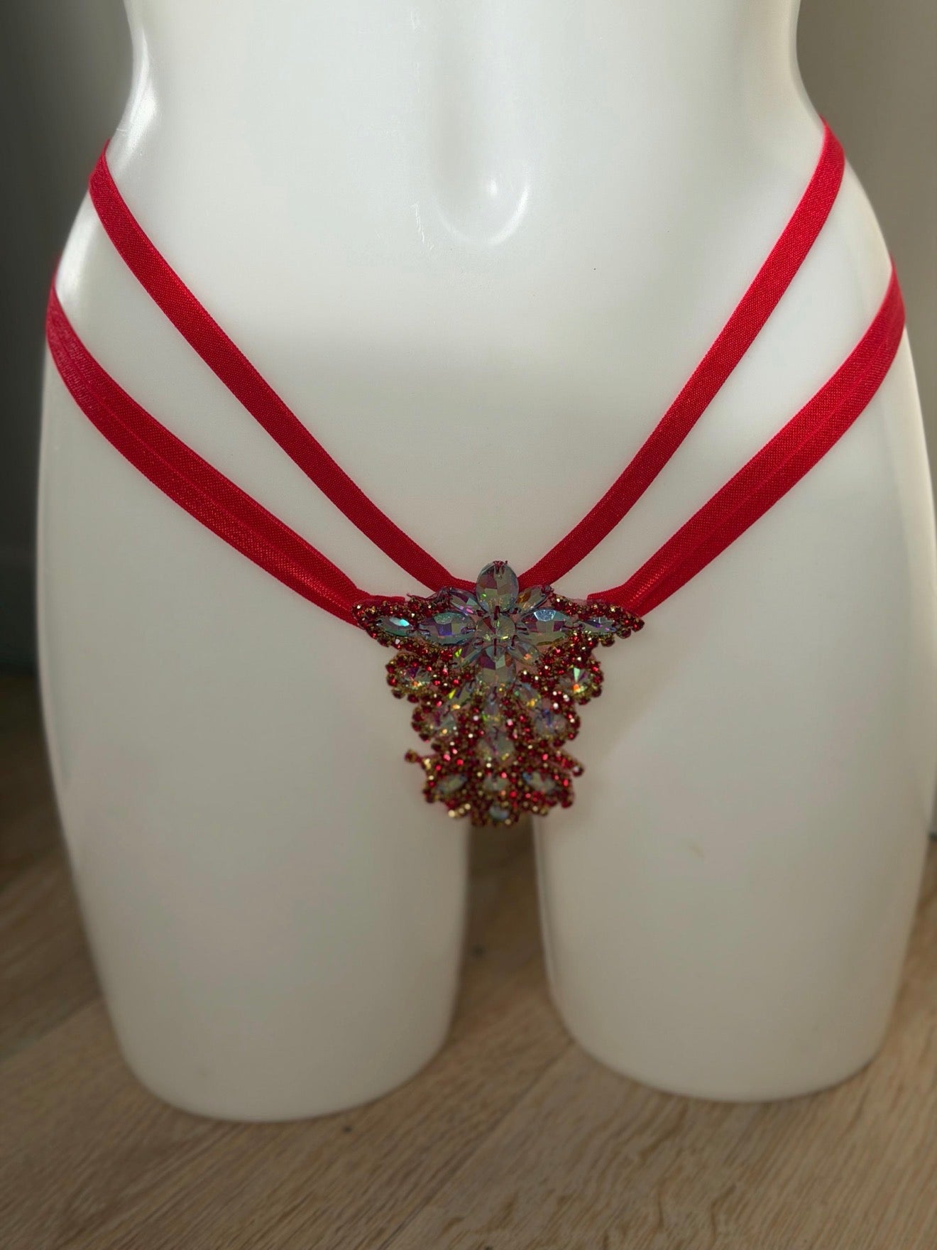 Harnais en bijoux en strass