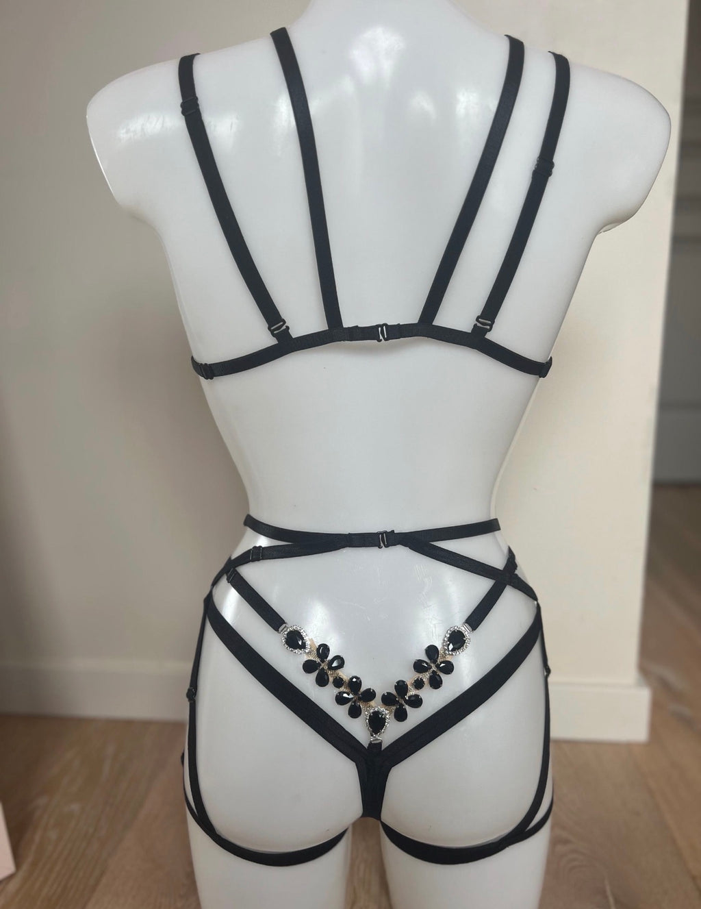 Harnais en bijoux en strass