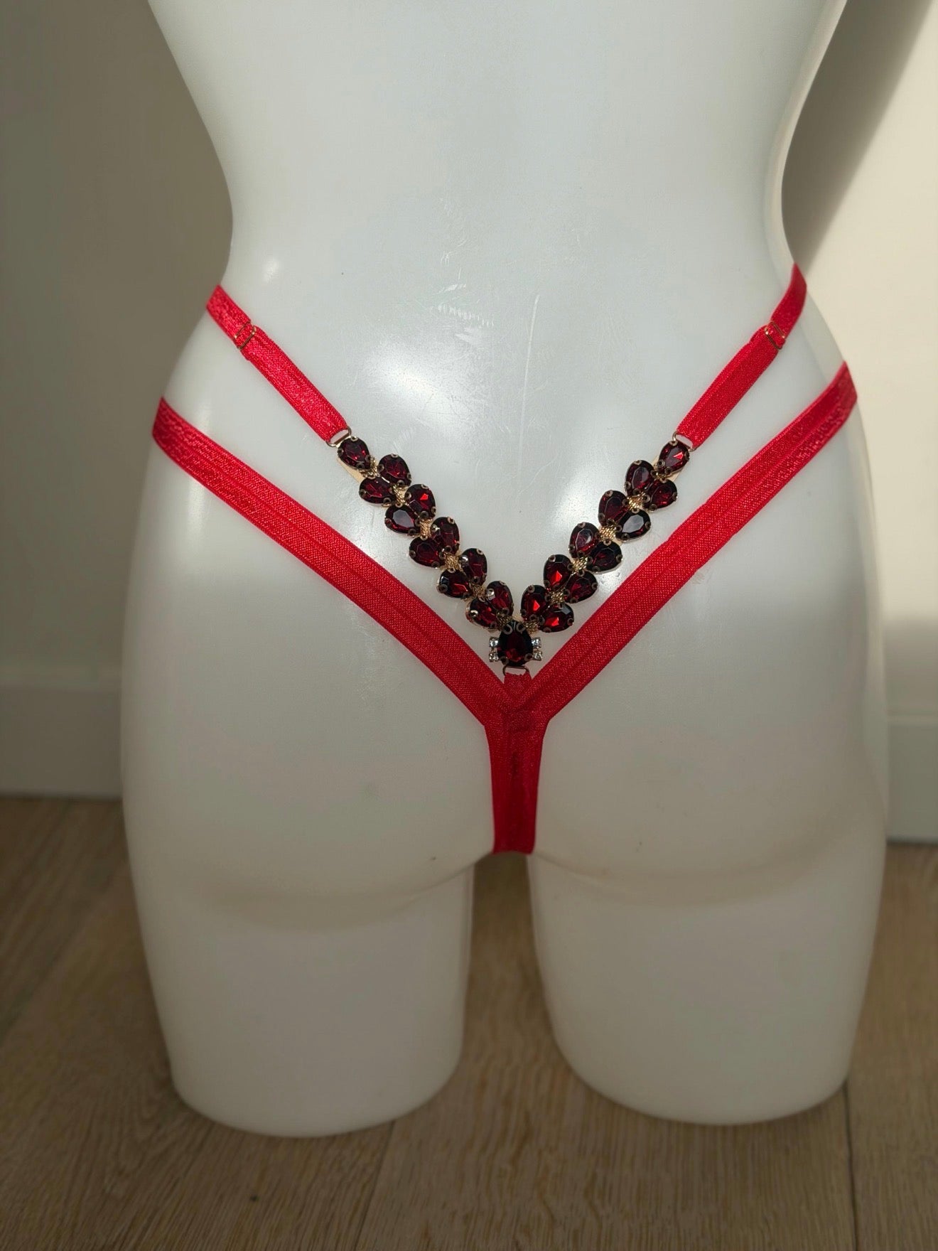Harnais en bijoux en strass